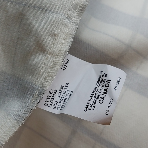 NWT Le Chateau Plaid Waterfall Collar Blazer Jacket - Picture 11 of 12